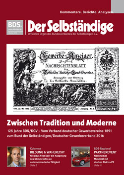 E-Papers "Der Selbständige" - Ausgabe 10 2016