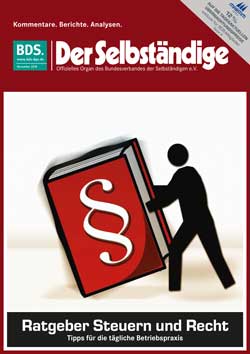 E-Papers "Der Selbständige" - Ausgabe 11 2018